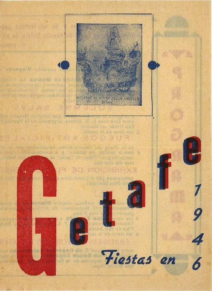 Fiestas patronales en honor a Nuestra Señora de los Ángeles 1946 Getafe